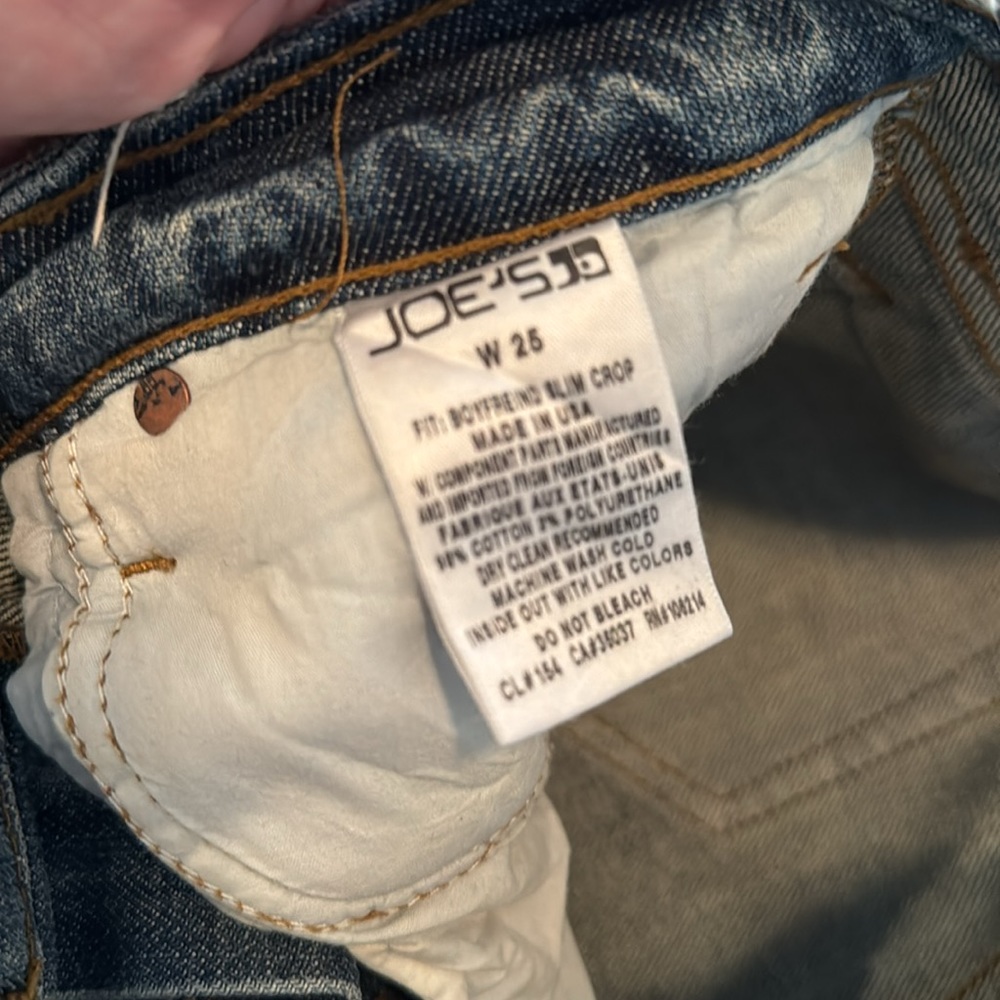 Joe’s 26 Boyfriend Slim Crop Jeans - Picture 4 of 6